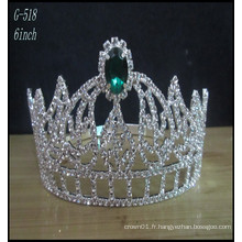 Bijoux en argent de mariage Tiara enfants princesse Tiara couronnes et tiare en gros